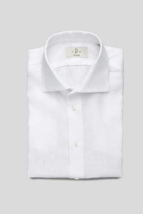 Classic White Linen Shirt