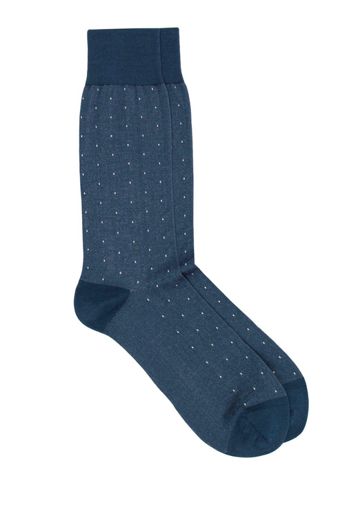 Navy Cotton Socks / Pedemeia