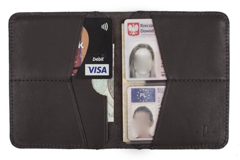Brown Pocket wallet matt
