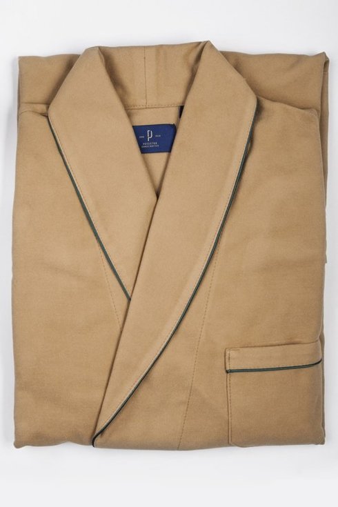 Camel dressing gown