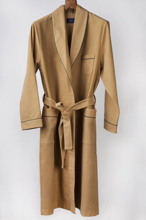 Camel dressing gown