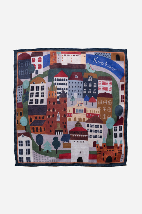 'Cracow' Pocket Square