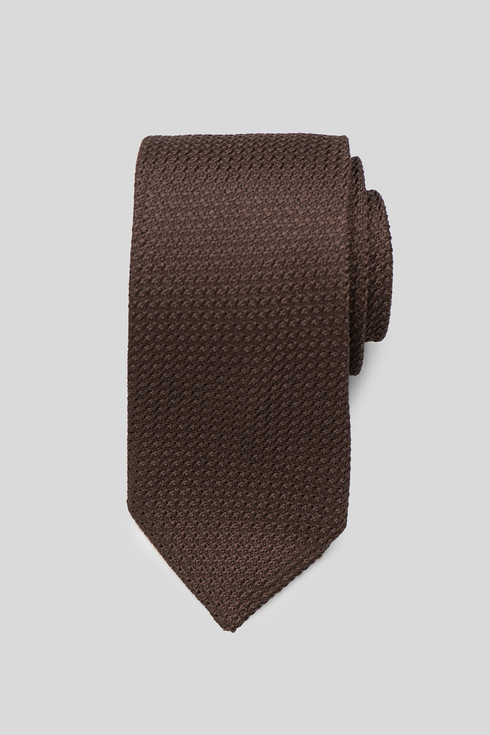 Dark Brown Grenadine Tie (Grossa)