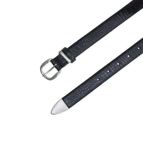Leather belt "Croco"