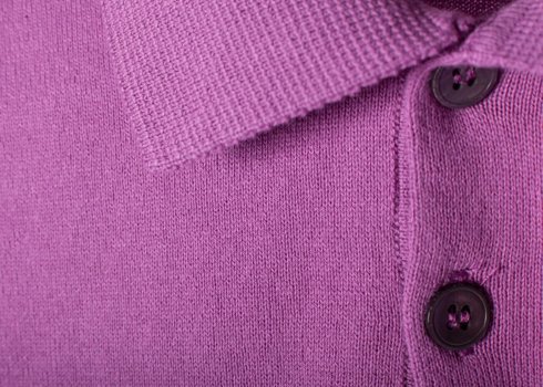 Polo violet sweater