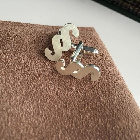 Silver Cuff Links Paragraph