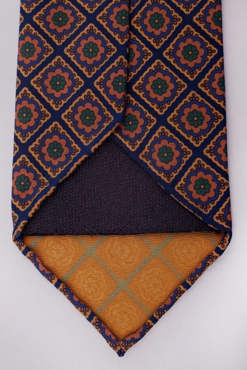 Krawat Ancient Madder Silk bez podszewki