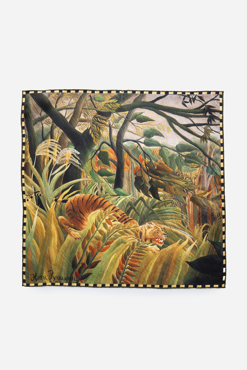 Poszetka 'Tygrys Podczas Burzy Tropikalnej' Henri Rousseau
